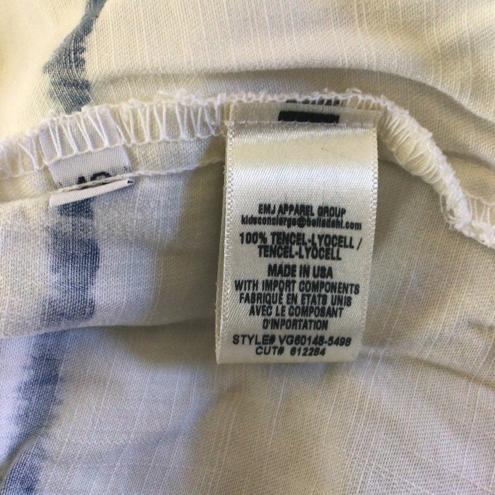 Chelsea & Violet Girls Blue and White Tie Dye Dress - Size 12 - Picture 9 of 10